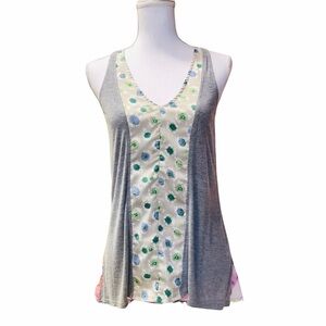 PORRIDGE ANTHRO - WOMENS COLORFUL HI-LOW TANK TOP SIZE XS